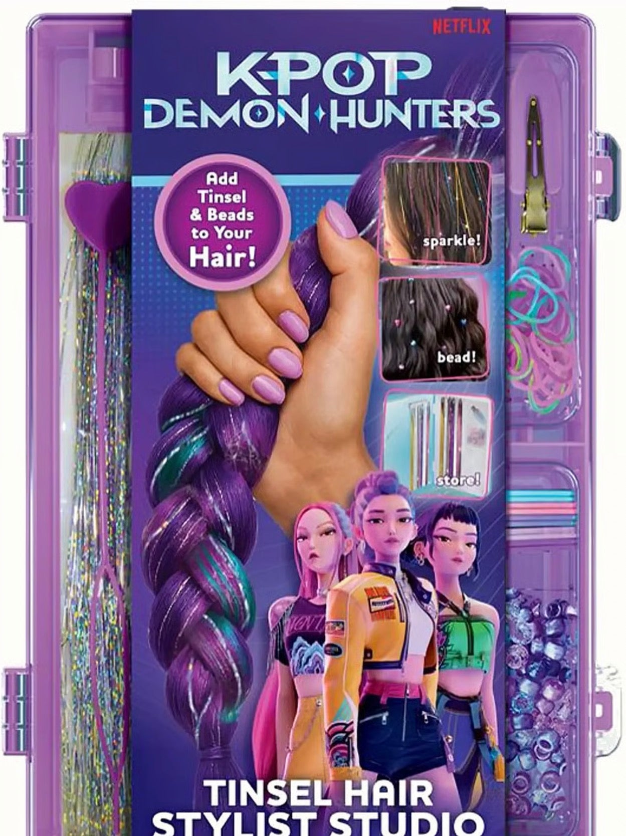 Netflix KPop Demon Hunters Hair Tinsel Studio