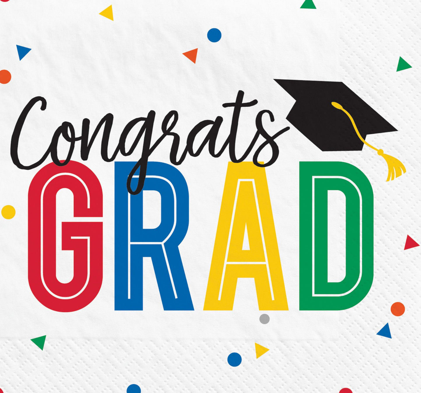 Congrats Grad Cocktail Napkin
