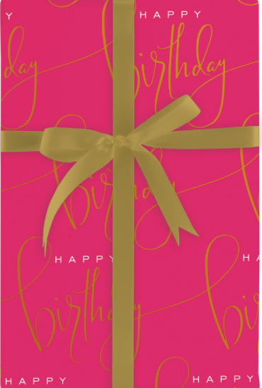 Birthday Chic Wrapping Paper