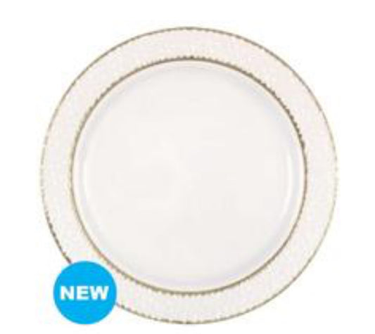 Unique party - plastic round plate, 10 in. 8 ct