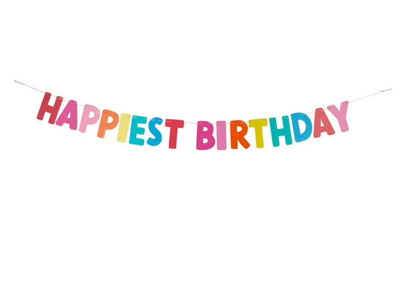 Paper Garland - Happiest Birthday