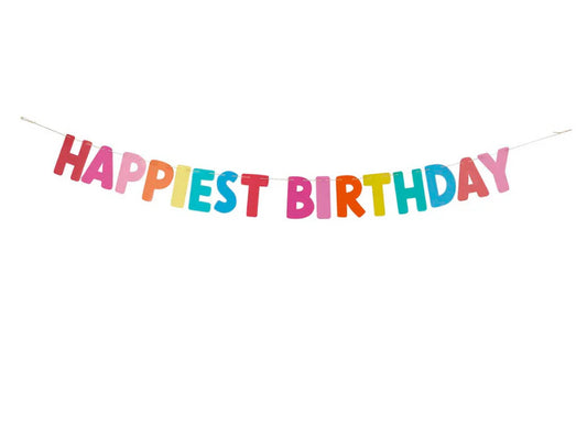 Paper Garland - Happiest Birthday