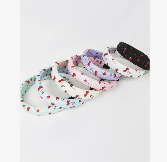 Cherry Print Headband