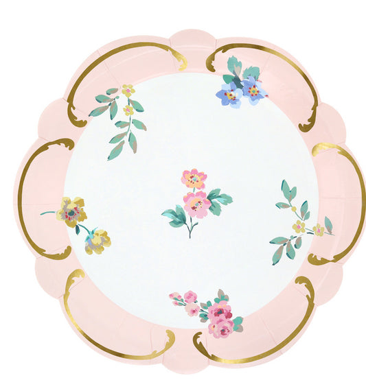 Rococo Posy Side Plates|Meri Meri