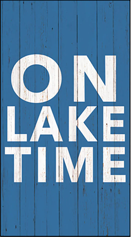 On lake time - guest napkin
