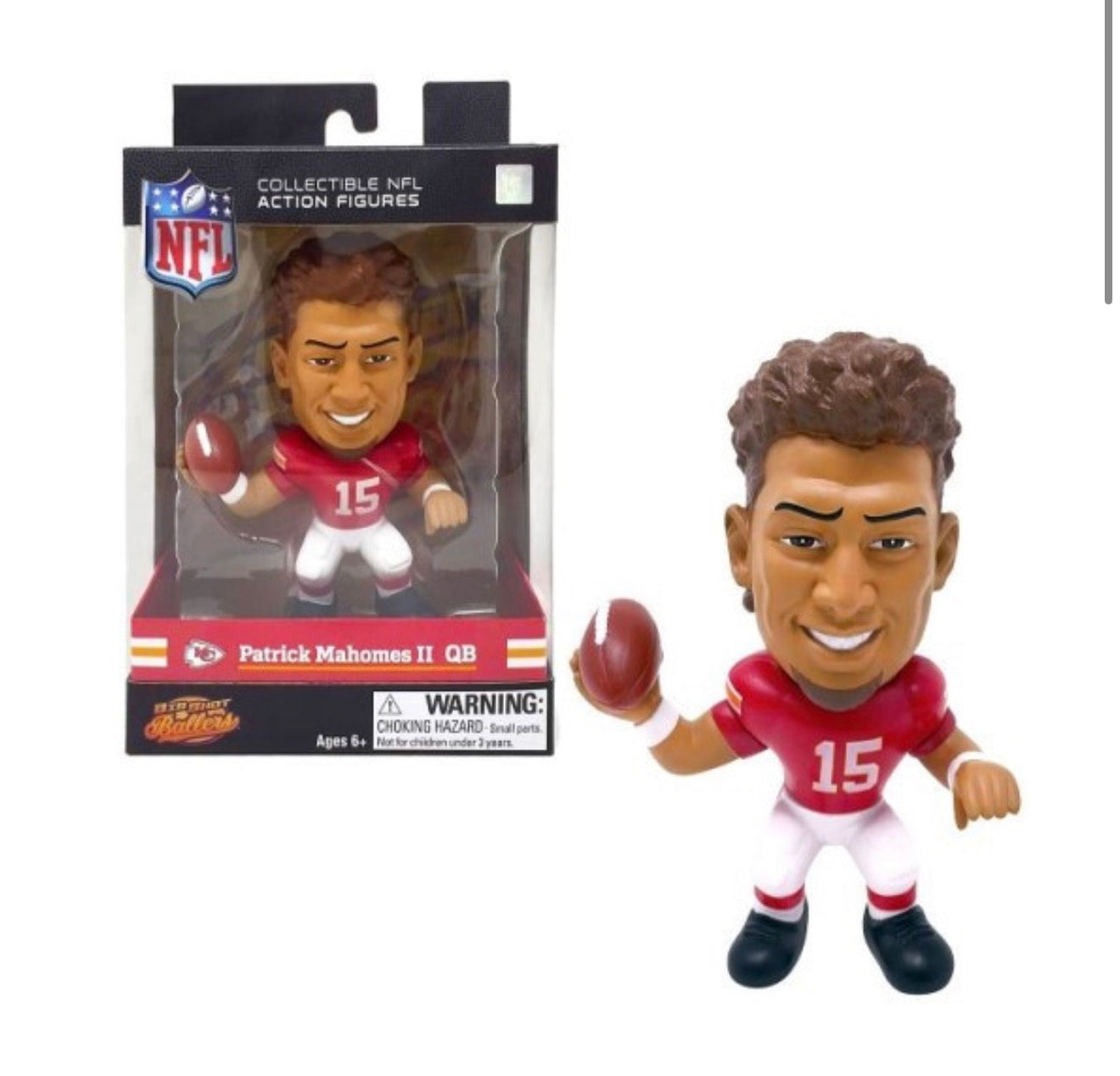 Patrick Mahomes (Kansas City Chiefs) NFL Big Shot Ballers 5" Figure