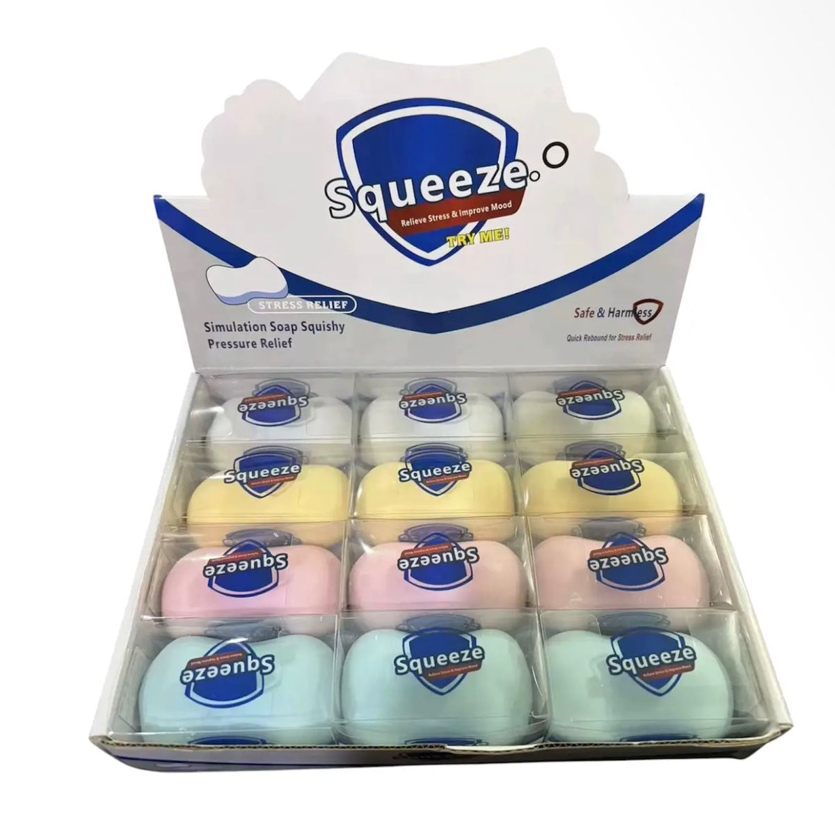 Crunchy soap squishy mix color