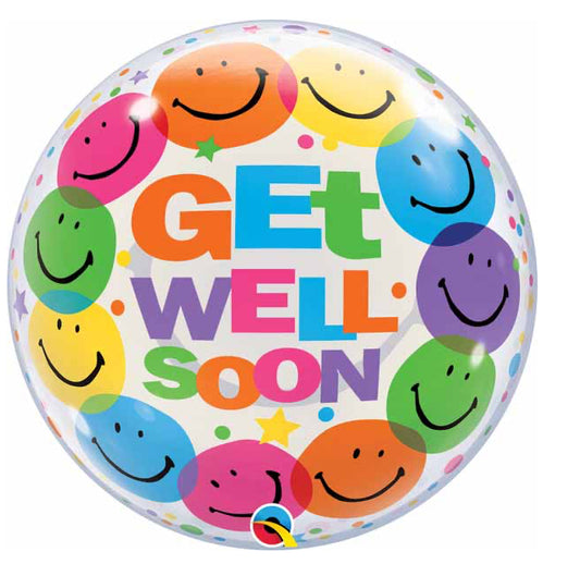 Get Well Soon Bubble Balloon