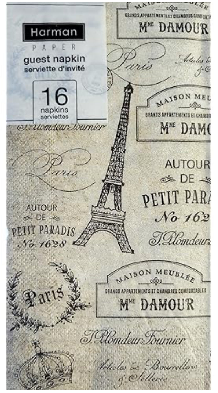 Paris Guest Napkins