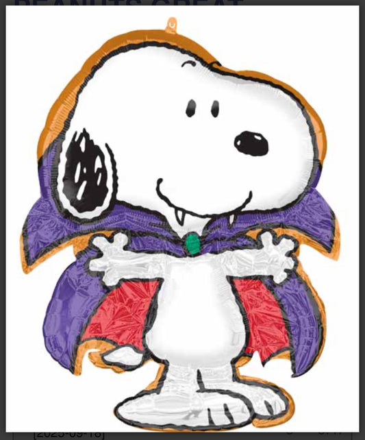 Snoopy Vampire Mylar