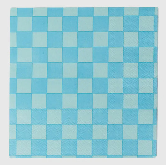 Check It Out Of The Blue Cocktail Napkin