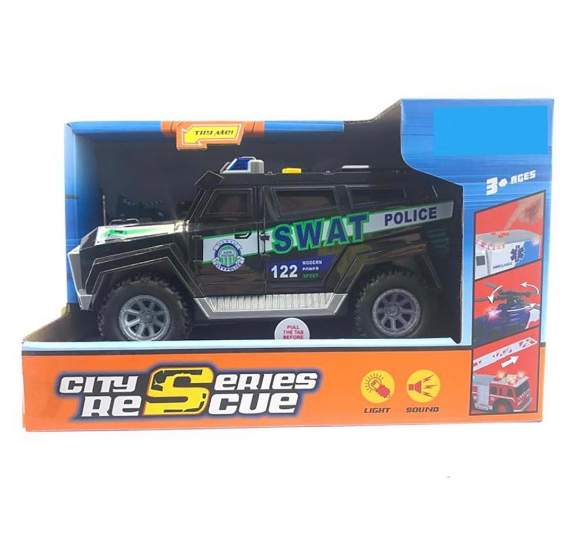 SWAT Truck w/Sound, batt incl.