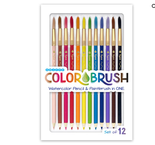 Colorbrush watercolor pencil/brush set