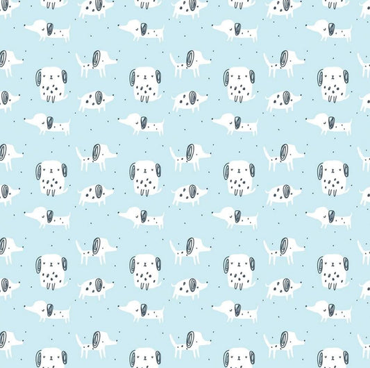 Puppy Dot Wrapping Paper