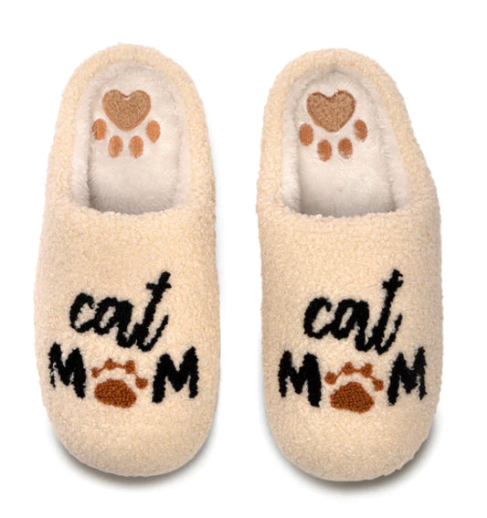 Cat Mom Slippers