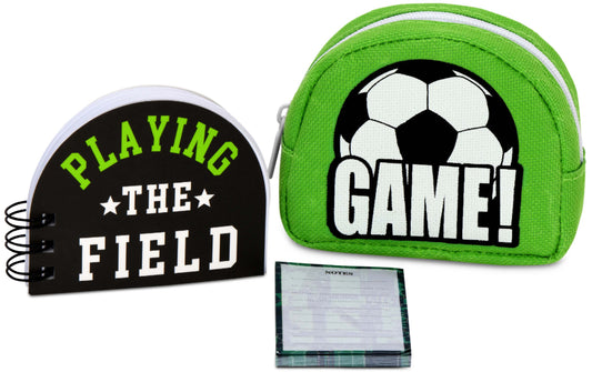 Soccer Stationery Clip Set