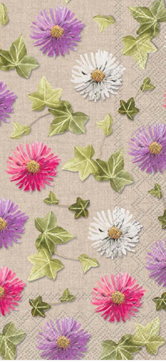 Boston International Dinner Napkins: Autumn Asters