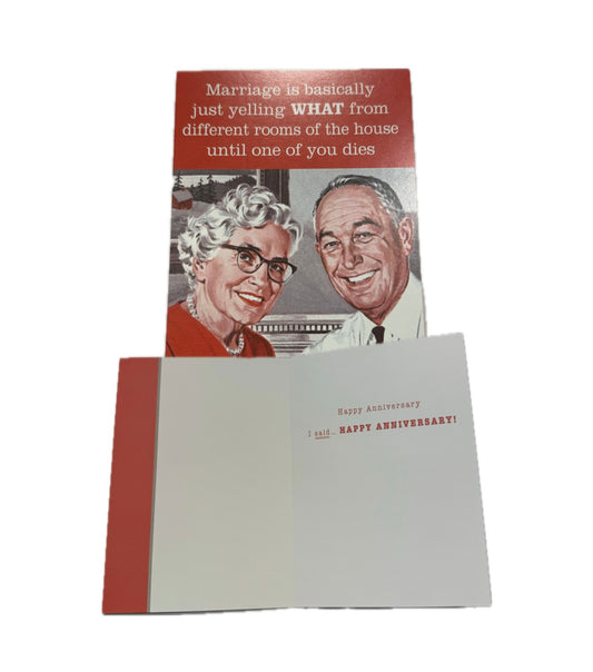 Happy anniversary card