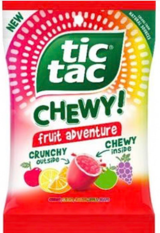 Tic Tac Chewy Peg Bag Sweet Adventure 2.8oz