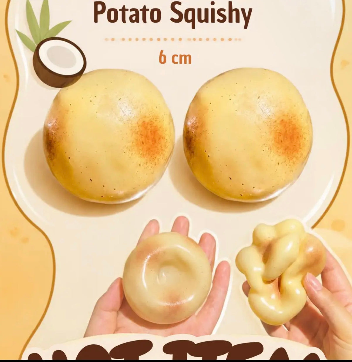 Coconut Oil Potato Squishy