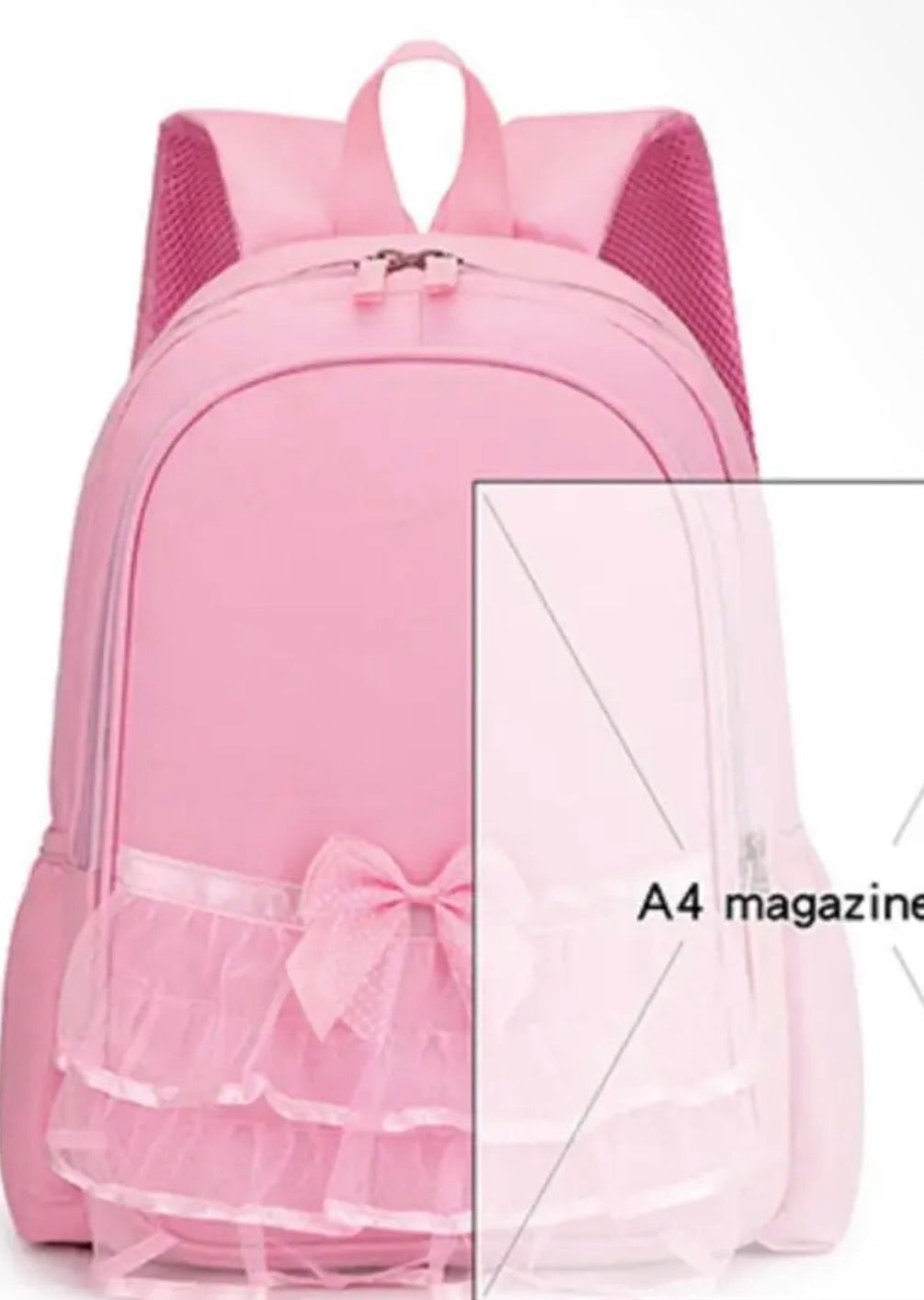 Dance Backpack with Pink Frills
