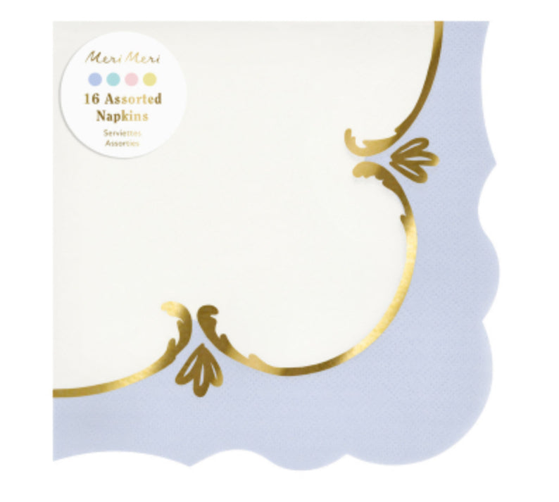 ROCOCO PASTEL LARGE NAPKINS|MERI MERI