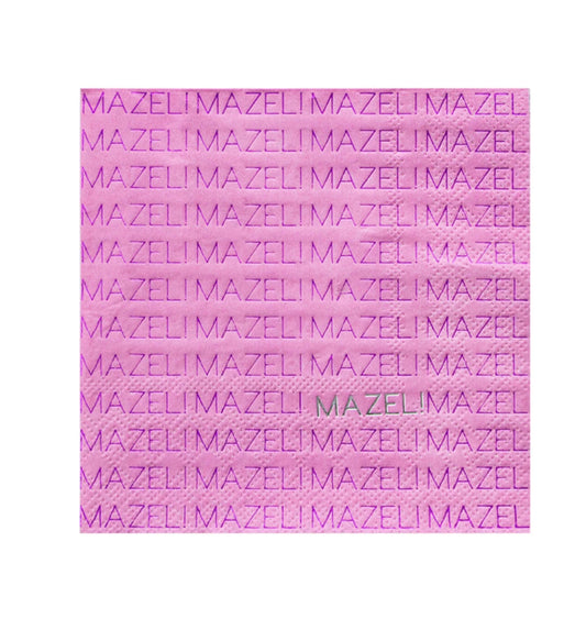 Pink Mazel Cocktail Napkin