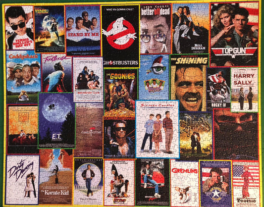 White Mountain 80s Movie Posters 1000 Pieced