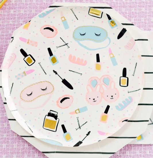 Slumber Party Dessert Plate - 8 Count