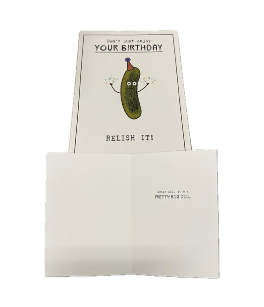 Happy Birthday Card - Relish it!