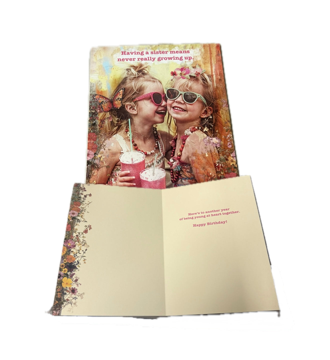 Sisters - Happy Birthday Card