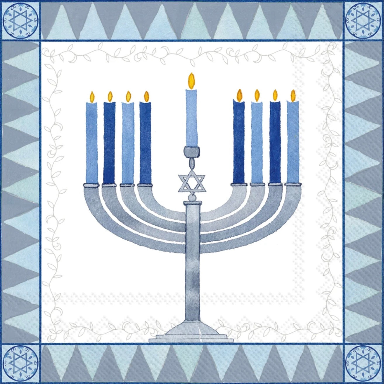 Celebrating Hanukkah/Cocktail Napkin