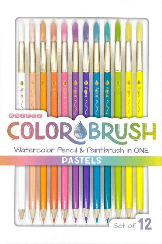 Colorbrush Watercolor Pencil/Brush Set – Pastels