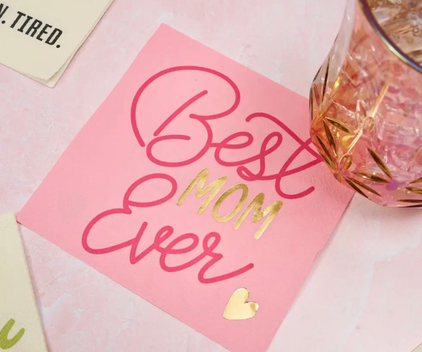 Best Mom Ever Cocktail Napkins /26pk