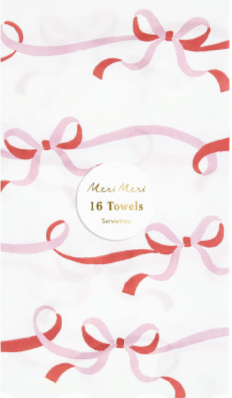 Ribbon guest towel| meri meri