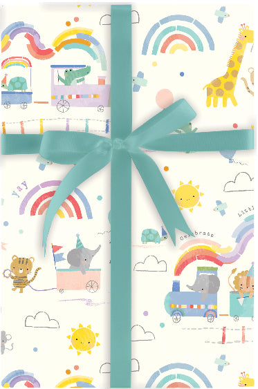 All Aboard Baby Wrapping Paper