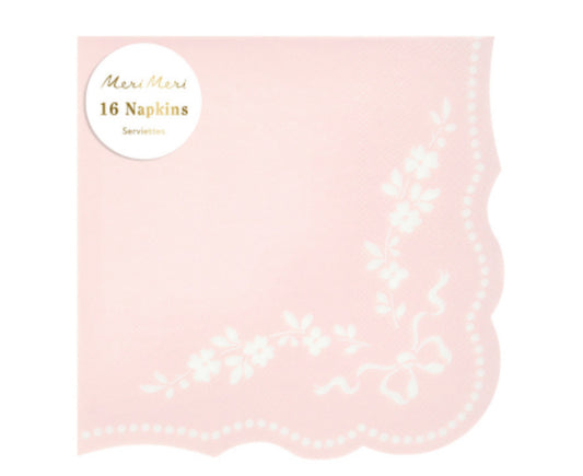 Rococo Pink Large Napkins|Meri Meri