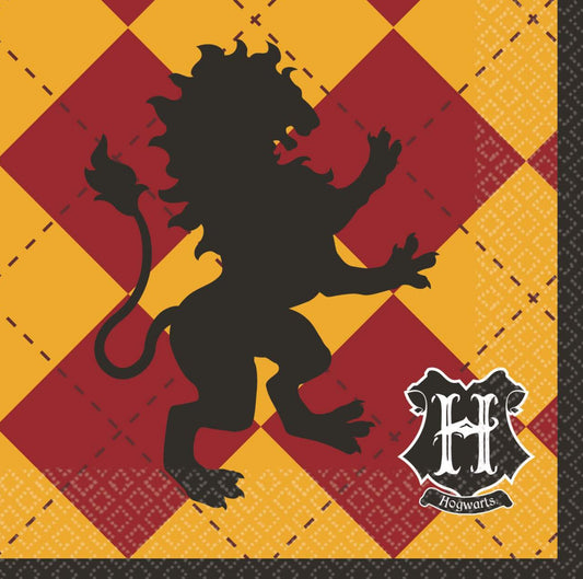 Harry Potter Gryffindor Square Paper Disposable Beverage Napkins