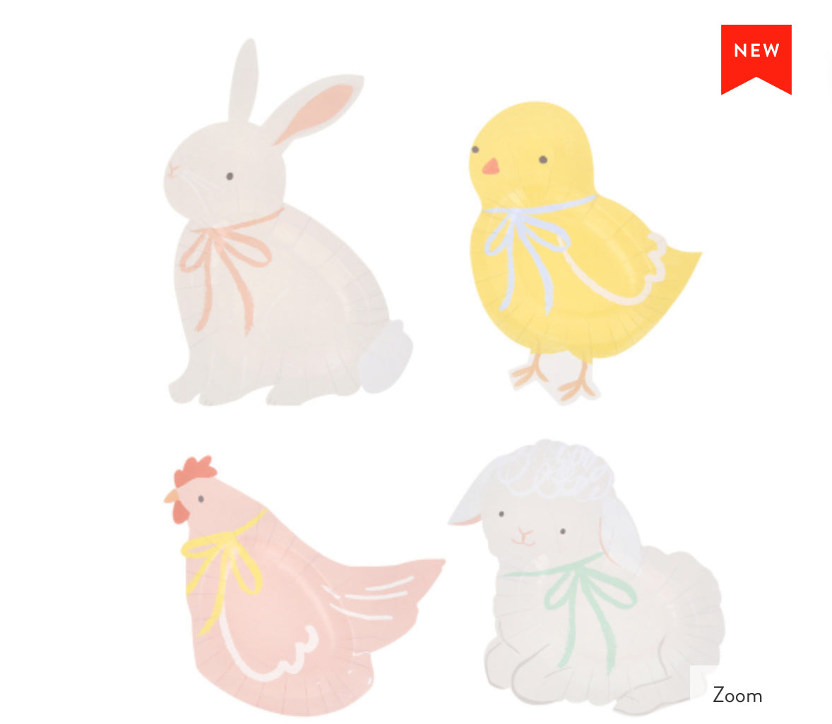 SPRING ANIMALS PLATES|MERI MERI