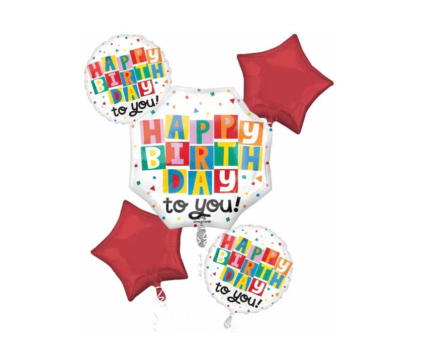 Celebrate the day bouquet foil balloon