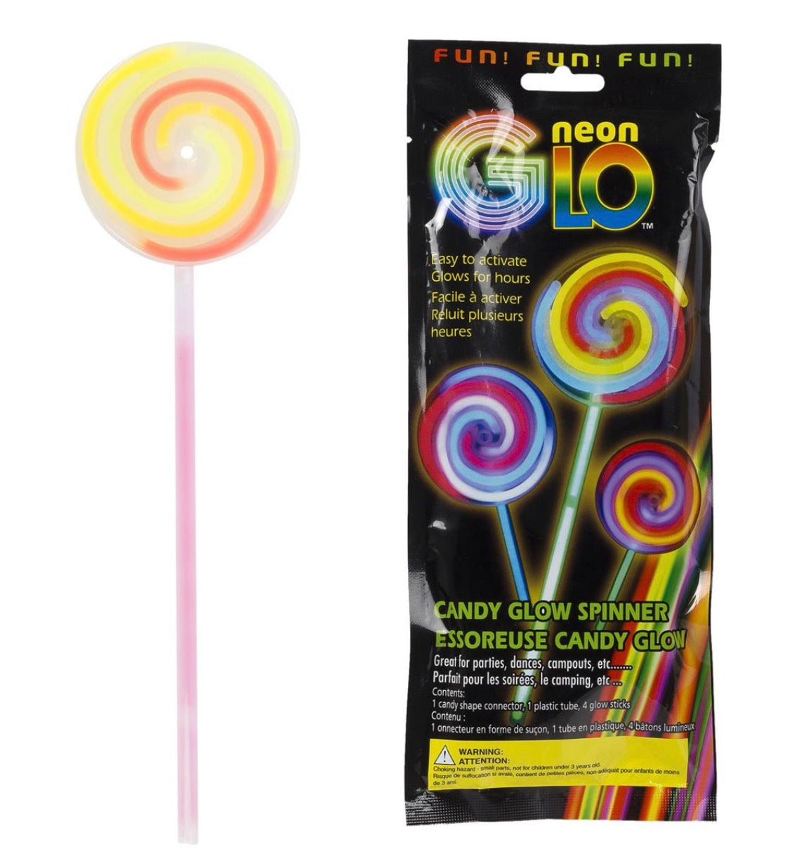 Neon Glow, Candy Glow Spinner