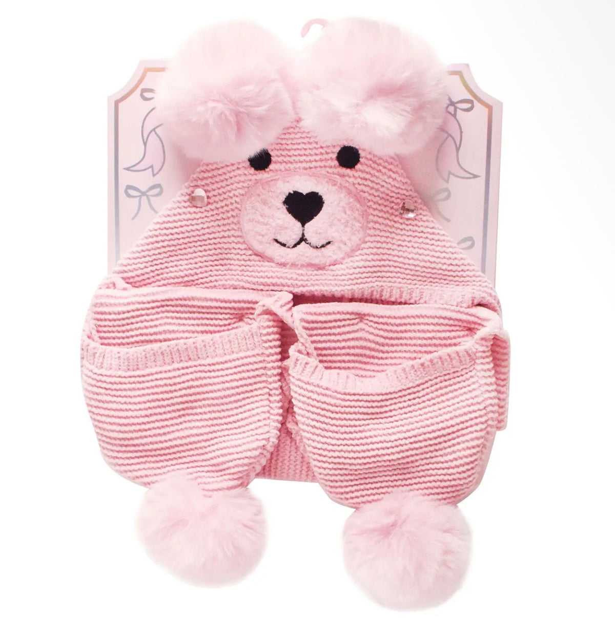 Miss Winny Teddy Hoodie Scarf