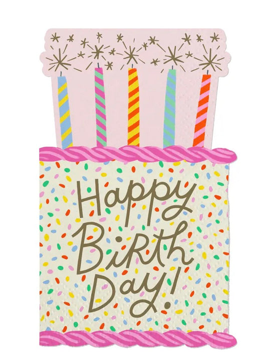 Birthday cocktail napkin