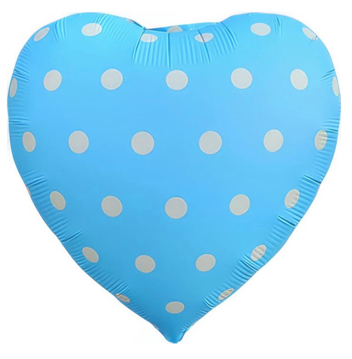 Blue polka dot balloon 17’’