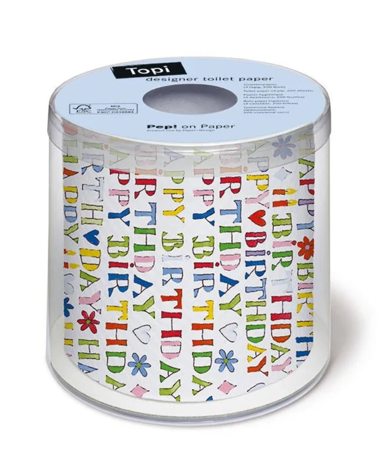 Happy Birthday - Designer Toilet Paper