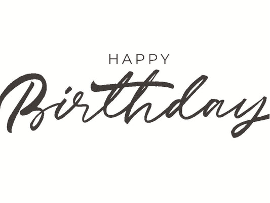 Happy Birthday Napkin