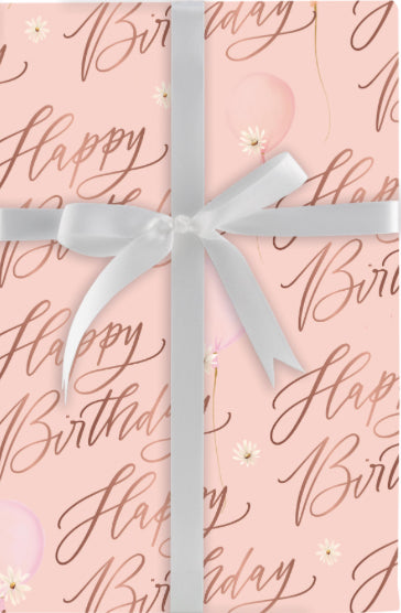 Sweet Soirée-Birthday Wrapping Paper