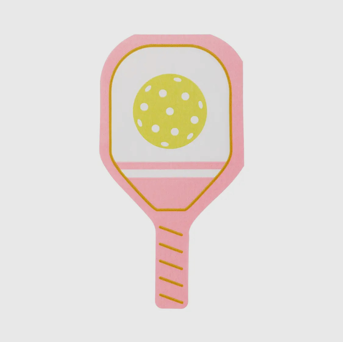 Pink Pickleball Plate