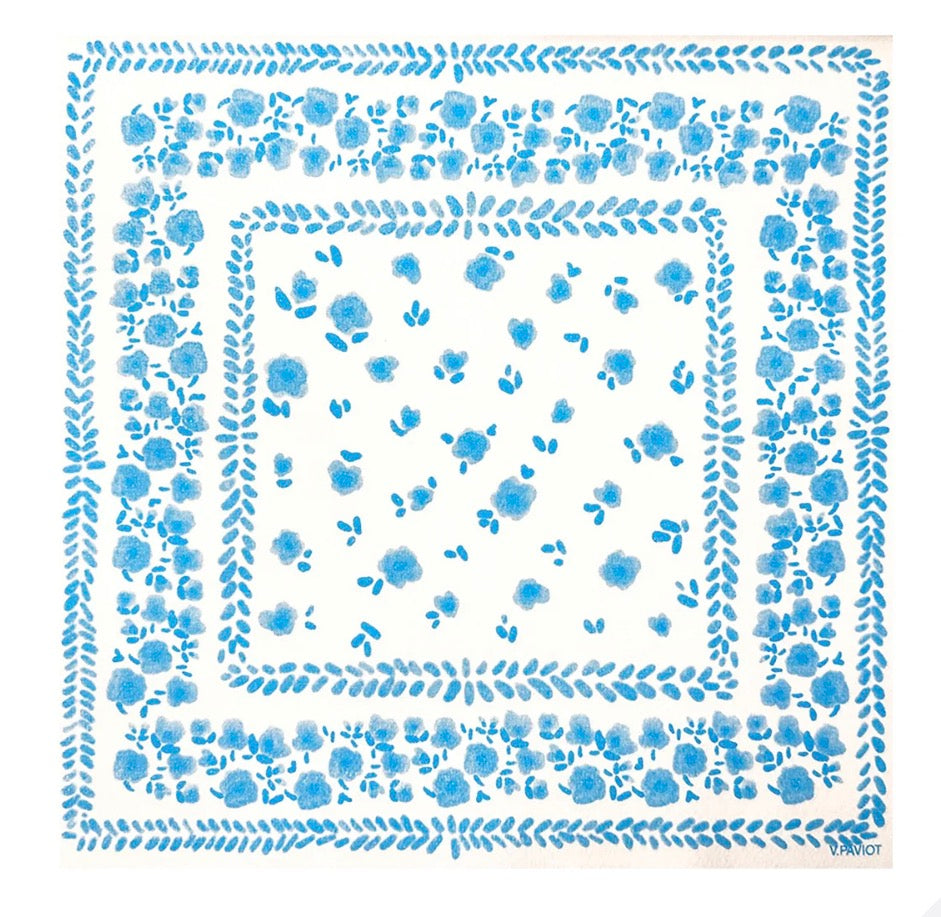 Badana Bleu - Paviot Dinner Napkin