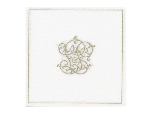 Francoise Paviot Dinner Napkins - silver